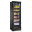 R&eacute;frig&eacute;rateur 1 porte en verre noir ceb-500r bl - Combisteel - 7526.0100