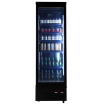 R&eacute;frig&eacute;rateur 1 porte en verre noir ceb-500r bl - Combisteel - 7526.0100