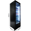 R&eacute;frig&eacute;rateur 1 porte en verre noir ceb-500r bl - Combisteel - 7526.0100
