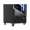 R&eacute;frig&eacute;rateur 1 porte en verre noir ceb-500r bl - Combisteel - 7526.0100