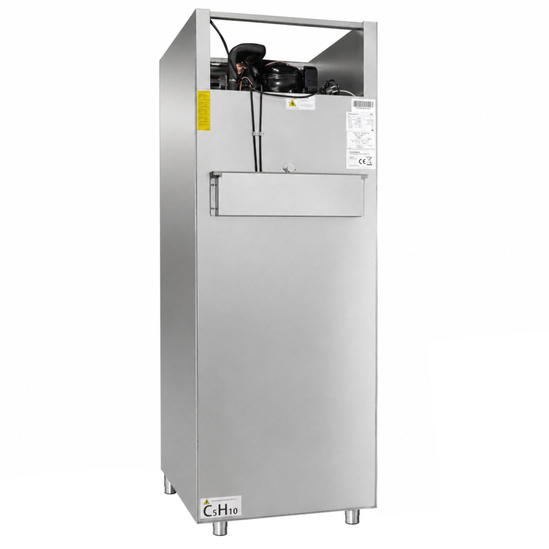 Koelkast in roestvrijstaal 1 deur 560l energy line - Combisteel - 7450.0250