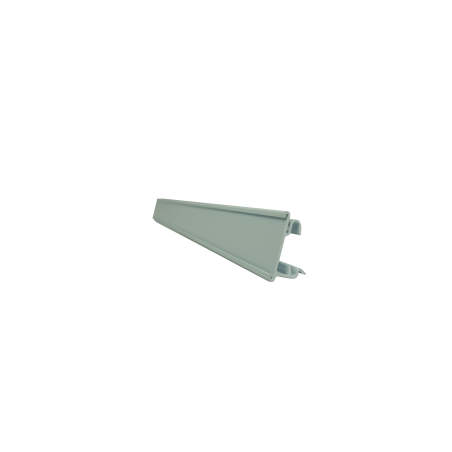 Porte pricecard blanc centrale 7455.2110 + 7455.3120-3125 - Combisteel - 7455.2166