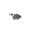 Drain inox 300x265 avec 2 sorties pour goutti&egrave;re &agrave; fente - Combisteel - 7107.0025
