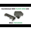 Drain inox 300x265 avec 2 sorties pour goutti&egrave;re &agrave; fente - Combisteel - 7107.0025