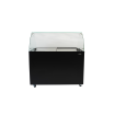 Vitrine &agrave; creme glac&eacute;e java noir 8x5 ltr - Combisteel - 7472.0129