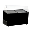 Vitrine &agrave; creme glac&eacute;e tenerife noir 10x5 ltr - Combisteel - 7472.0134