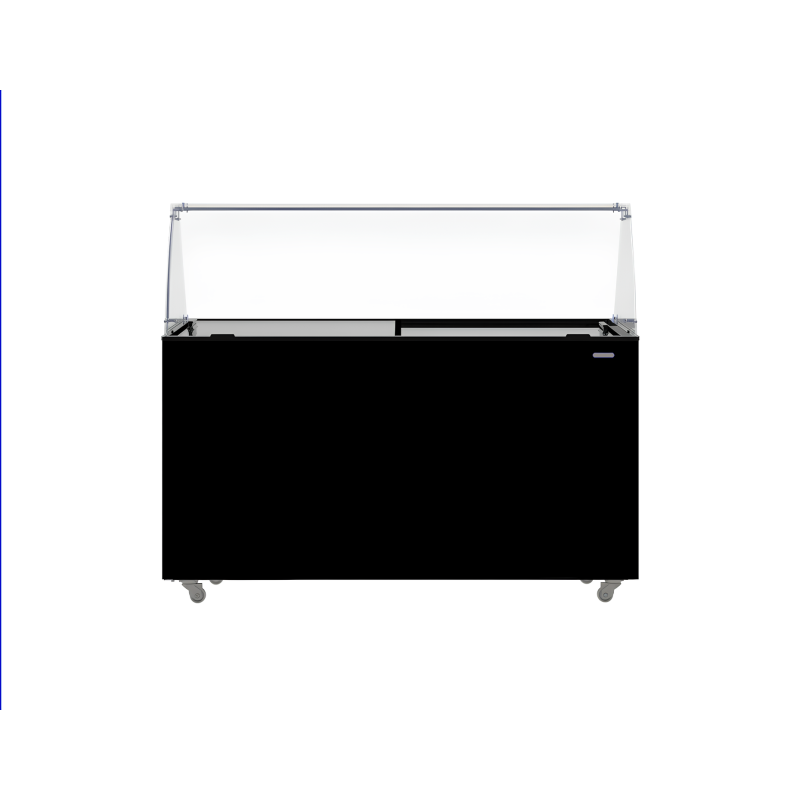 Vitrine &agrave; creme glac&eacute;e tenerife noir 10x5 ltr - Combisteel - 7472.0134