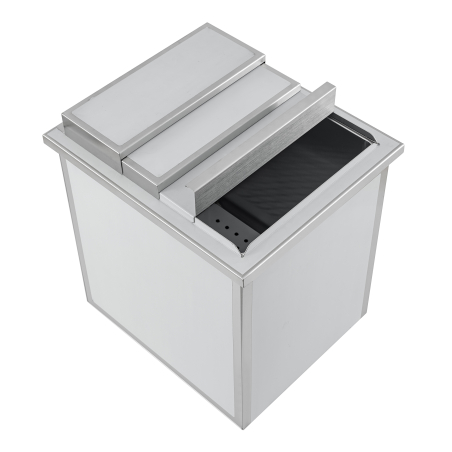 Bac &agrave; glace encastrable en acier inoxydable - Combisteel - 7538.0005