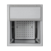 Bac &agrave; glace encastrable en acier inoxydable - Combisteel - 7538.0005