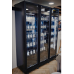 R&eacute;frig&eacute;rateur 3 portes en verre noir nap-1200*transport sur demande* - Combisteel - 7455.1920