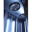 R&eacute;frig&eacute;rateur 3 portes en verre noir nap-1200 ht - avec porte chauffante - Combisteel - 7455.1925