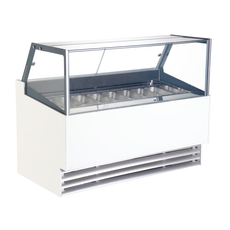 Vitrine &agrave; creme glac&eacute;e borneo 12x5l - Combisteel - 7487.0260