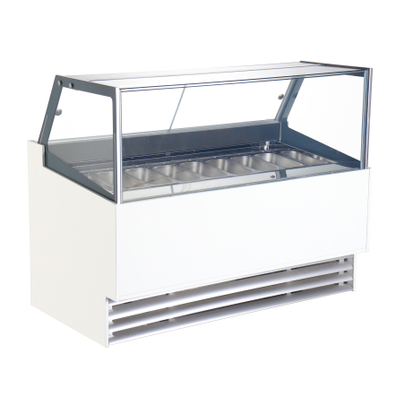 Vitrine &agrave; creme glac&eacute;e borneo 12x5l - Combisteel - 7487.0260