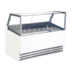 Vitrine &agrave; creme glac&eacute;e borneo 12x5l - Combisteel - 7487.0260
