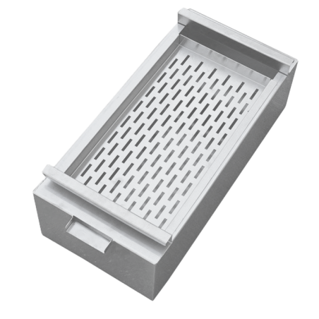 Base 700/900 bac de vidange d'huile avec filtre - Combisteel - 7178.9105