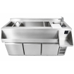 Table r&eacute;frig&eacute;r&eacute;e 3 portes avec bar &agrave; cocktails - Combisteel - 7489.6005