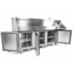 Table r&eacute;frig&eacute;r&eacute;e 3 portes avec bar &agrave; cocktails - Combisteel - 7489.6005