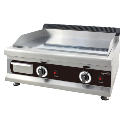 Bakplaat grille op gas...