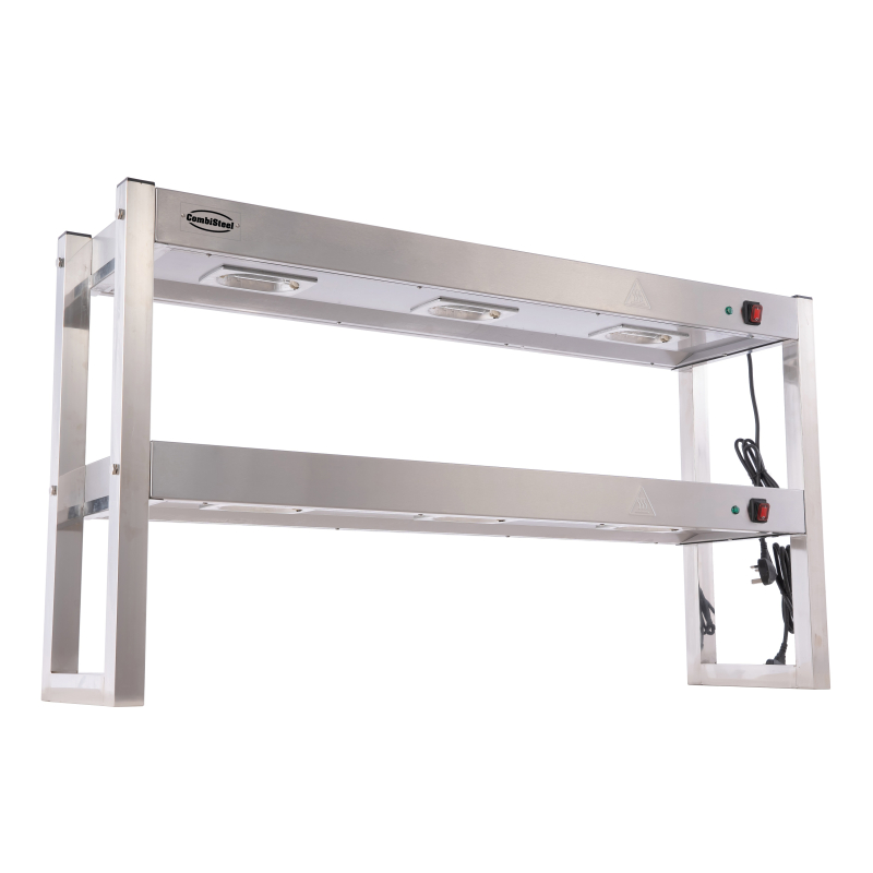 Verwarmde halogeen plank 2 niveaus 1200 demontabel - Combisteel - 7539.0050