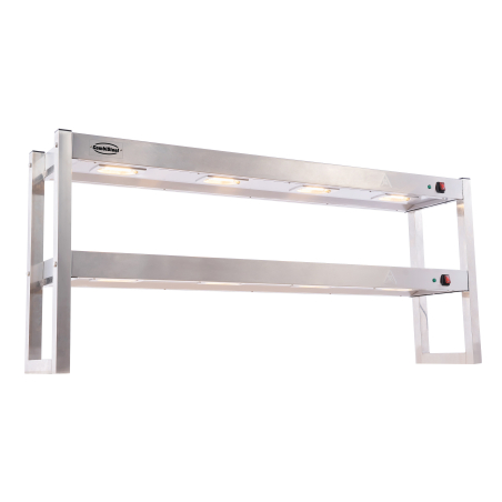 &Eacute;tag&egrave;re chauffante en halogene 2 niveaux 1500 d&eacute;montable - Combisteel - 7539.0055