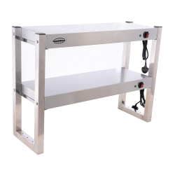 &Eacute;tag&egrave;re chauffante en halogene 2 niveaux 900 d&eacute;montable - Combisteel - 7539.0045