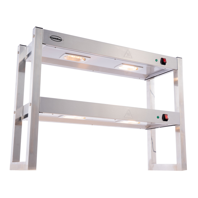 Verwarmde plank halogeen 2 niveaus 900 demontabel - Combisteel - 7539.0045