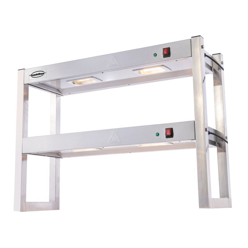 Verwarmde plank halogeen 2 niveaus 900 demontabel - Combisteel - 7539.0045