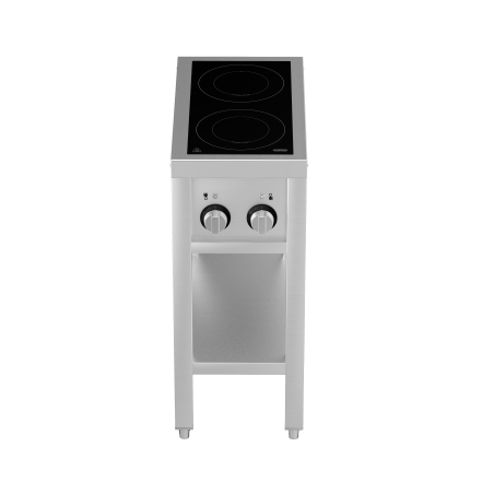 Cuisini&egrave;re &agrave; induction 2 zones avec essous ouvert - Combisteel - 7505.0030