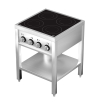 Cuisini&egrave;re &agrave; induction 4 zones avec essous ouvert - Combisteel - 7505.0035