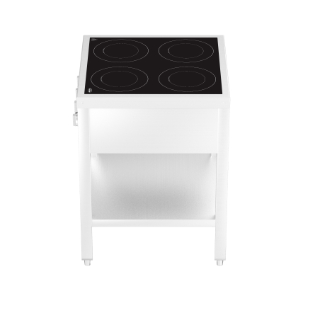 Cuisini&egrave;re &agrave; induction 4 zones avec essous ouvert - Combisteel - 7505.0035
