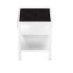 Cuisini&egrave;re &agrave; induction 4 zones avec essous ouvert - Combisteel - 7505.0035