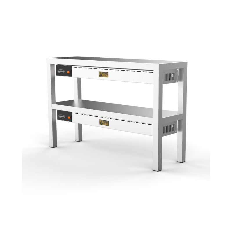 &Eacute;tag&egrave;re chauffante en c&eacute;ramique 2 niveaux 1000 6 heaters of 250w - Combisteel - 7333.0512