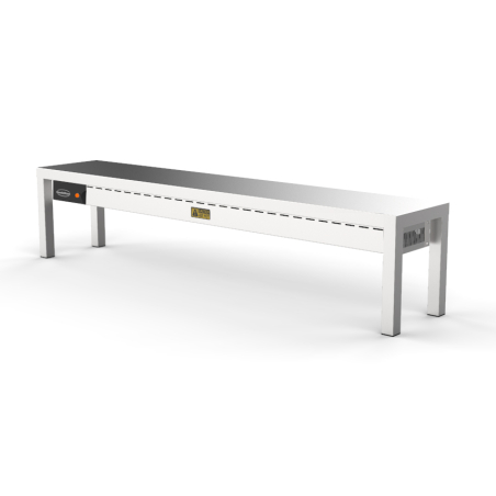 &Eacute;tag&egrave;re chauffante en c&eacute;ramique 1 niveaux 1800 5 heaters of 250w - Combisteel - 7333.0508