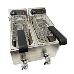 Friteuse posable &eacute;lectrique 2x4 l - Combisteel - 7455.1002