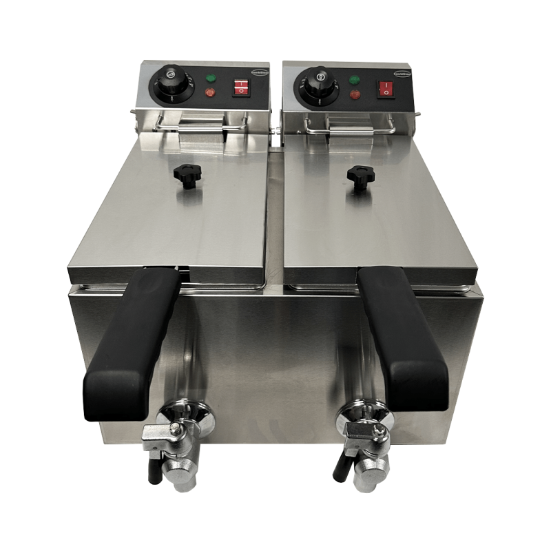 Friteuse posable &eacute;lectrique 2x4 l - Combisteel - 7455.1002