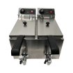 Friteuse posable &eacute;lectrique 2x4 l - Combisteel - 7455.1002