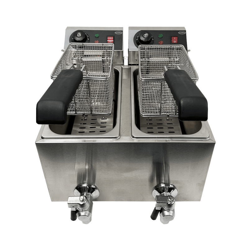 Friteuse posable &eacute;lectrique 2x4 l - Combisteel - 7455.1002