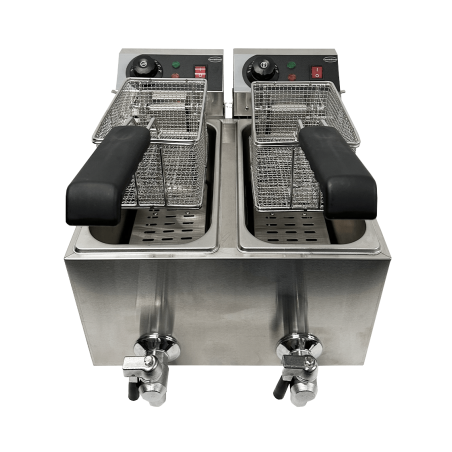 Friteuse posable &eacute;lectrique 2x4 l - Combisteel - 7455.1002