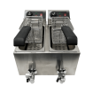 Friteuse posable &eacute;lectrique 2x4 l - Combisteel - 7455.1002