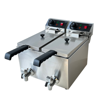 Friteuse posable &eacute;lectrique 2x4 l - Combisteel - 7455.1002