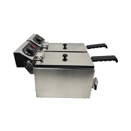 Friteuse posable &eacute;lectrique 2x4 l - Combisteel - 7455.1002