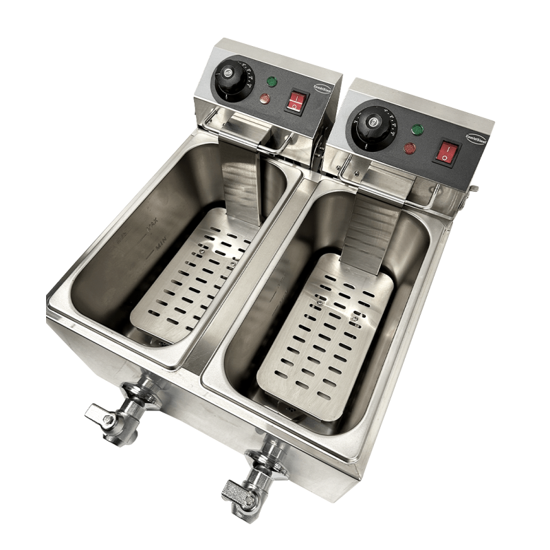 Friteuse posable &eacute;lectrique 2x4 l - Combisteel - 7455.1002