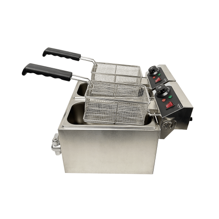Friteuse posable &eacute;lectrique 2x4 l - Combisteel - 7455.1002