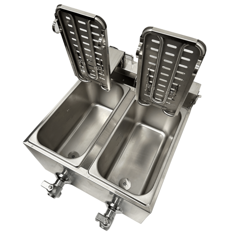 Friteuse posable &eacute;lectrique 2x4 l - Combisteel - 7455.1002