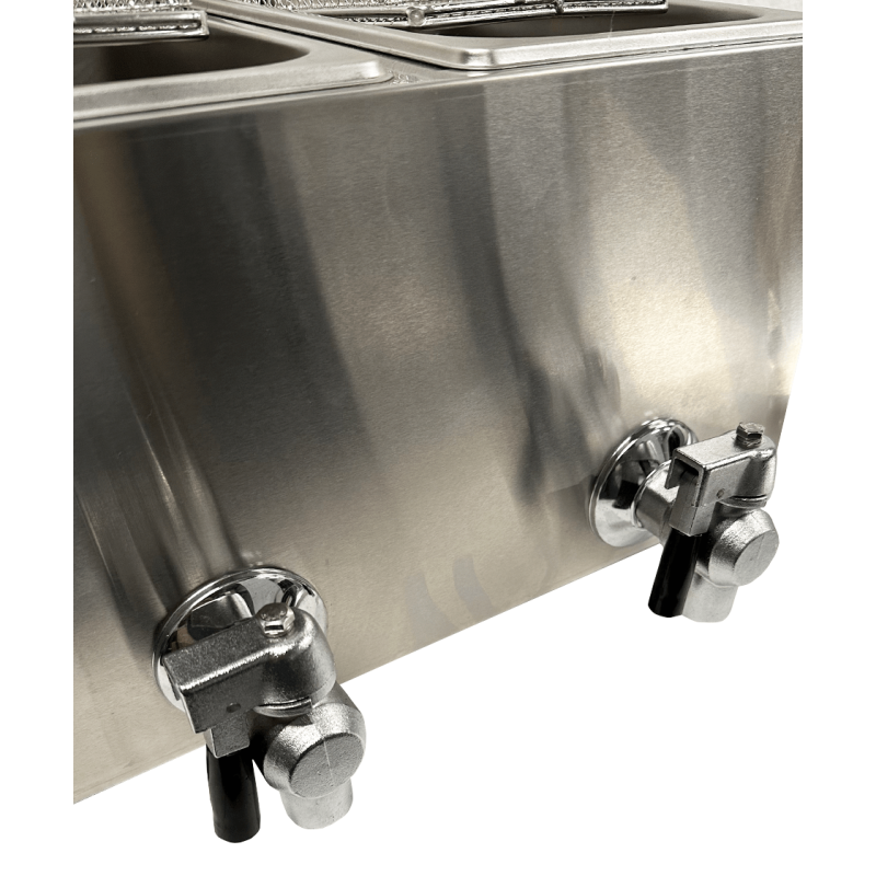 Friteuse posable &eacute;lectrique 2x4 l - Combisteel - 7455.1002