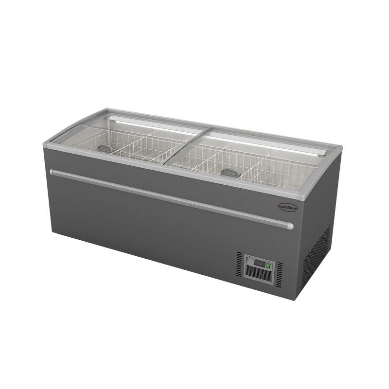 Diepvrieskist voor supermarkt grijs 2100 automatische ontdooiing - Combisteel - 7455.2670