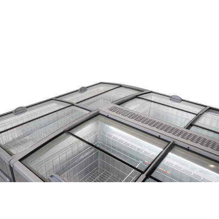 Cong&eacute;lateur bahut pour supermarch&eacute; 1450 d&eacute;givrage automatique - Combisteel - 7455.2665
