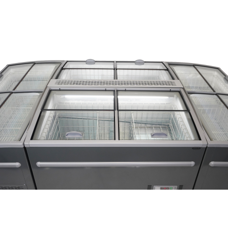 Cong&eacute;lateur bahut pour supermarch&eacute; 1450 d&eacute;givrage automatique - Combisteel - 7455.2665