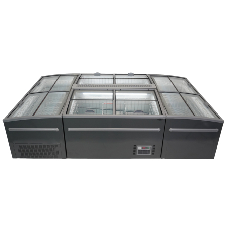Cong&eacute;lateur bahut pour supermarch&eacute; 1450 d&eacute;givrage automatique - Combisteel - 7455.2665
