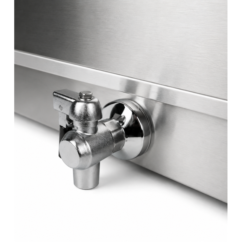 Friteuse posable &eacute;lectrique 25l - avec robinet de vidange - Combisteel - 7518.0210